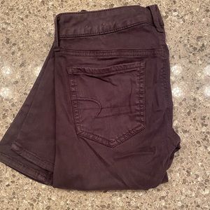 Plum American Eagle Jeggings size 4